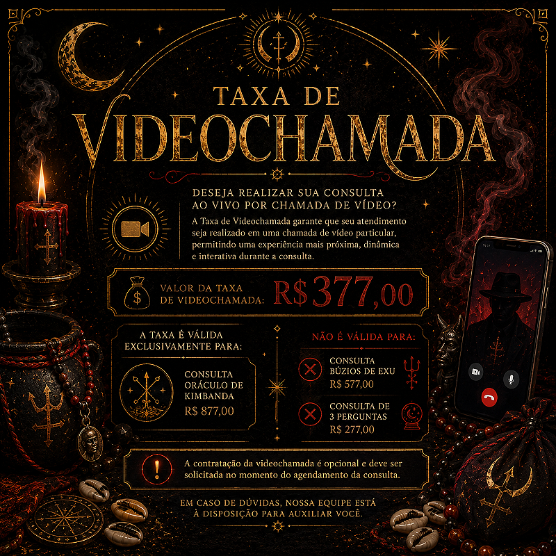 TAXA DE VIDEO CHAMADA