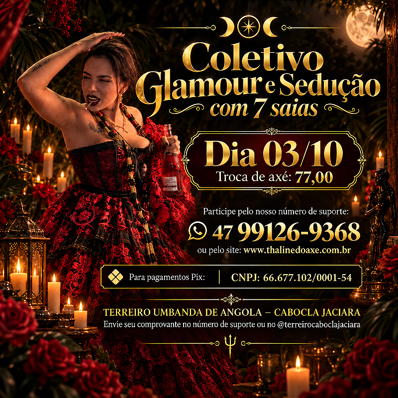 COLETIVO COM SAIAS - GLAMOUR E SEDUÇÃO