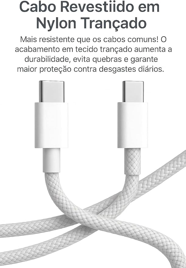 Cabo USB-C para USB-C Fancy 1 metro