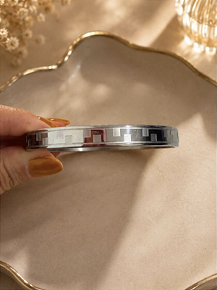 Bracelete em Aço Inox Feminino