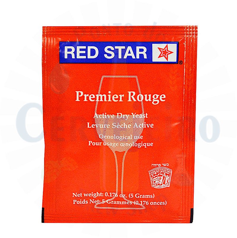 Levedura de Vinho Red Star Premier Rouge 5g