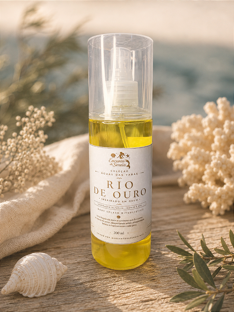 Body Splash Ritualístico Rio de Ouro | Oxum | 200 ml