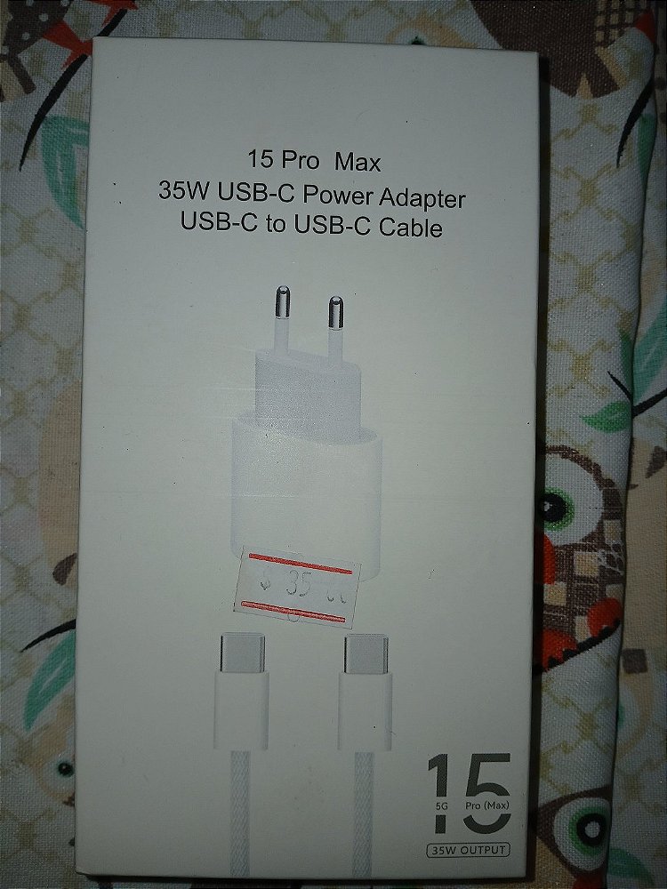 Carregador Tipo-C para Tipo-C