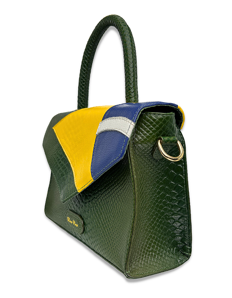 Bolsa Brasil Vereda Tropical Couro Legítimo - Brasilidade que Inspira