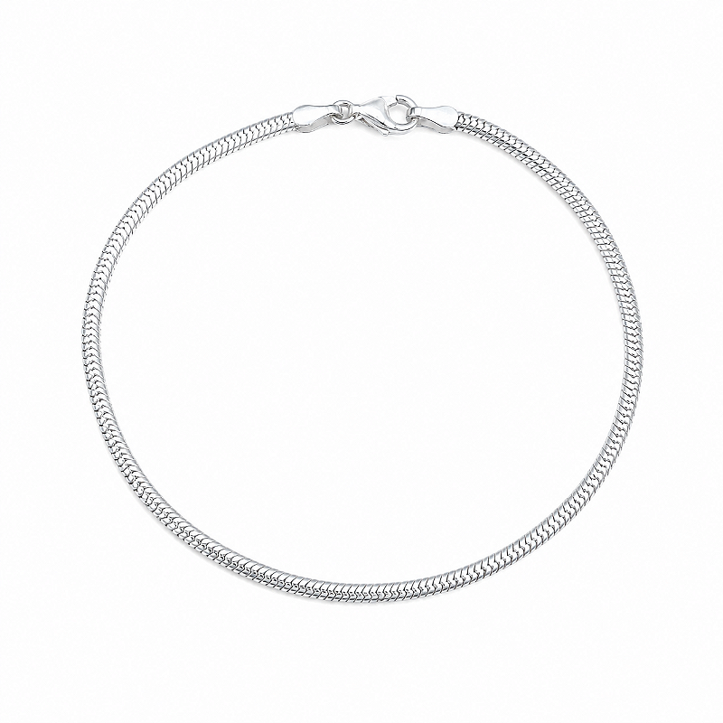 Pulseira Feminina Malha Italiana Prata 925