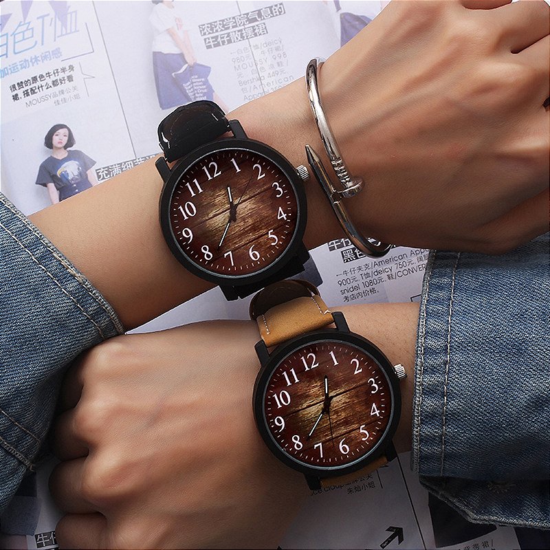 Relógio feminino de pulso de quartzo grande, relógio feminino, horas femininas,
