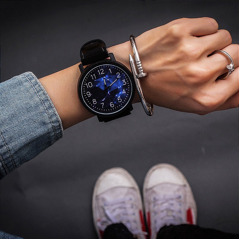 Relógio feminino de pulso de quartzo grande, relógio feminino, horas femininas,