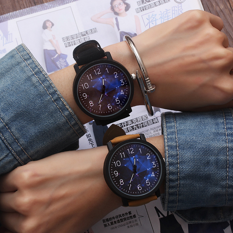 Relógio feminino de pulso de quartzo grande, relógio feminino, horas femininas,
