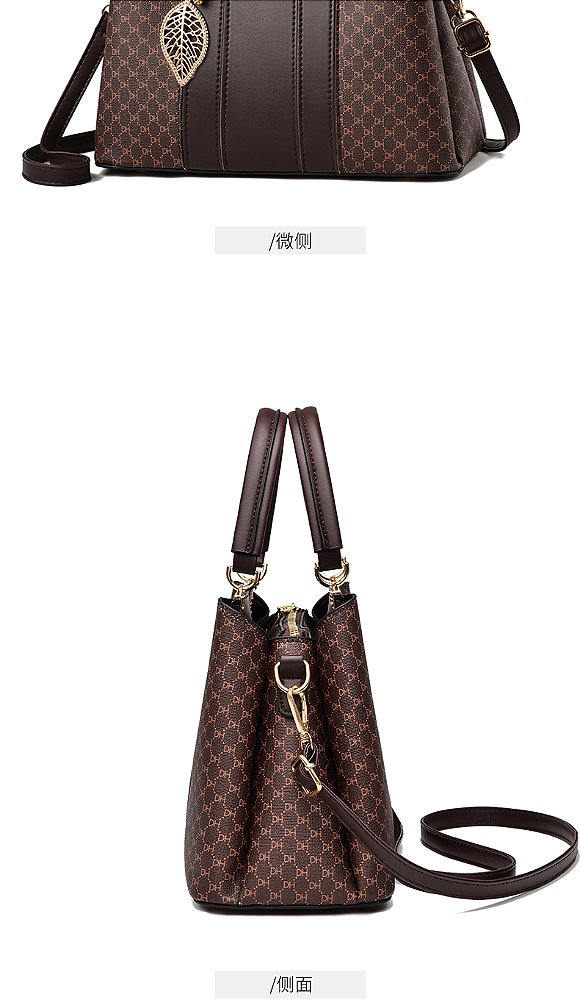 Bolsa feminina elegante de couro de alta qualidade, bolsa tote feminina com alça