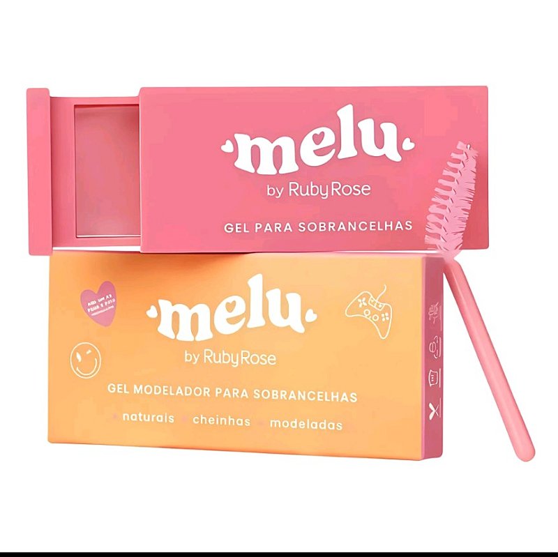 Gel para Sobrancelhas Melu by Ruby Rose Fixação Duradoura e Efeito Brow Lamination