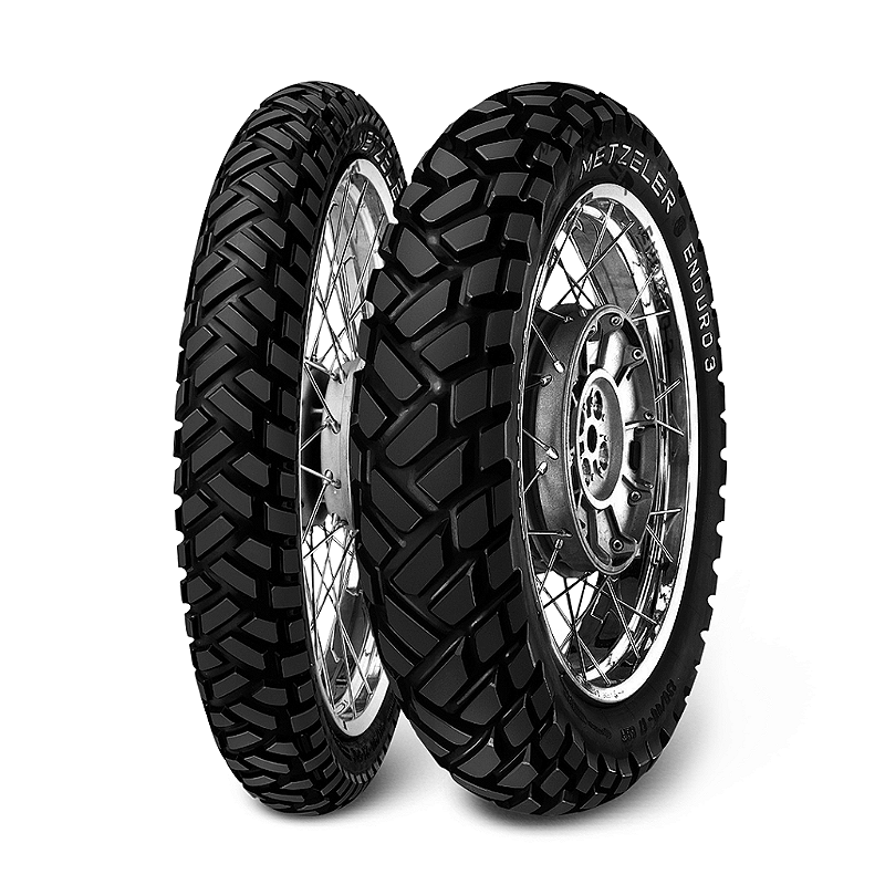 Pneu 120/80-18 Metzeler Enduro 3 Sahara Traseiro Com Câmara