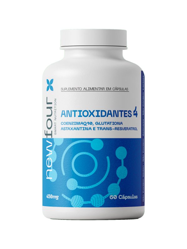 Antioxidantes 4 (Coenzima Q10, Glutationa, Astaxantina e Trans-resveratrol)