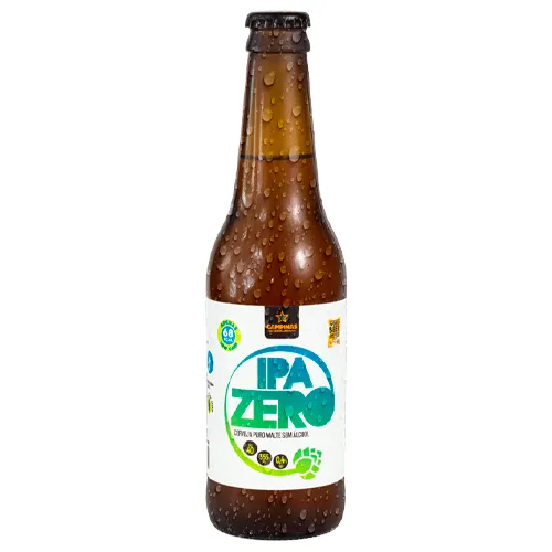 Cerveja Campinas Ipa Zero Sem Álcool 355ml Garrafa