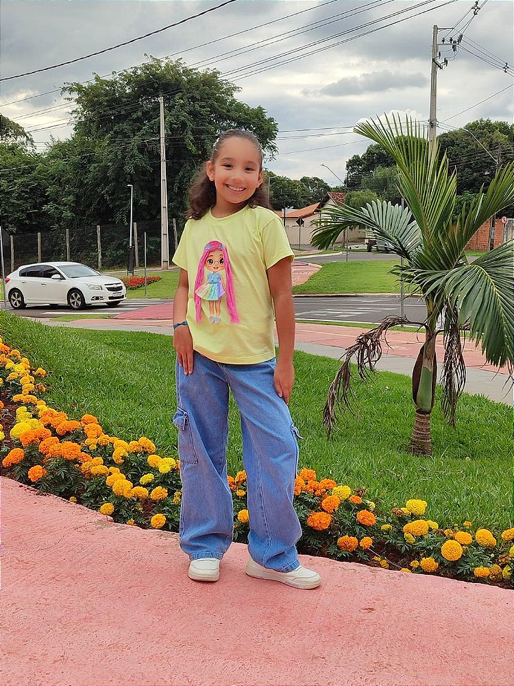 Camiseta Doll 100% Algodão