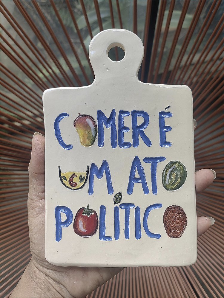 Placa decorativa grande