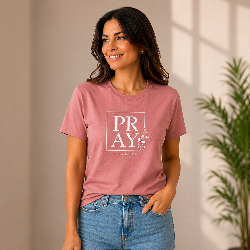 Camiseta Feminina Pray - ORE