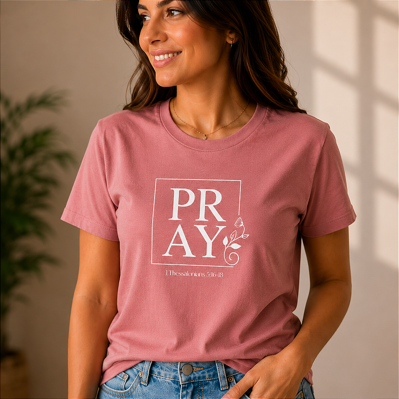 Camiseta Feminina Pray - ORE