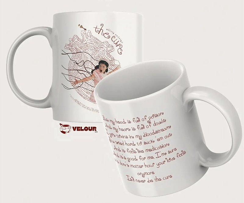 Caneca The Cure com Estampa Exclusiva