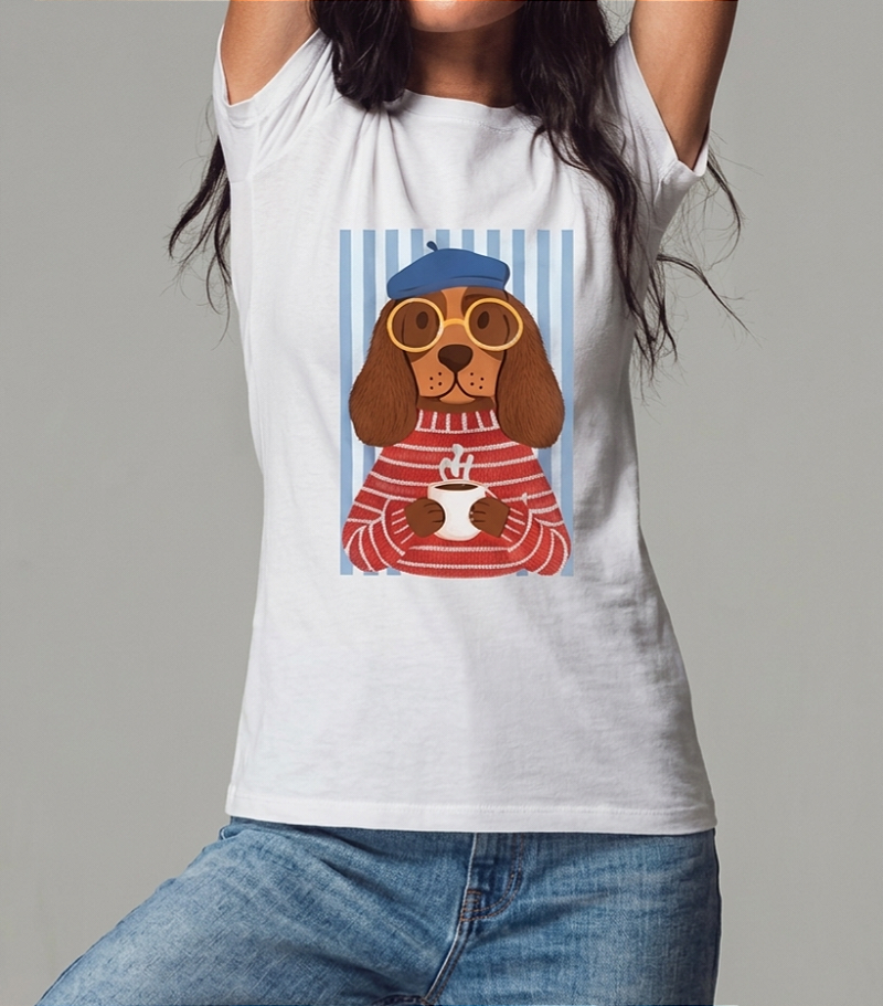 Camisetas Pet Estampadas Velour & Co.