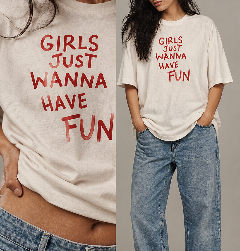 Camiseta Feminina Fun Casual Velour & Co.