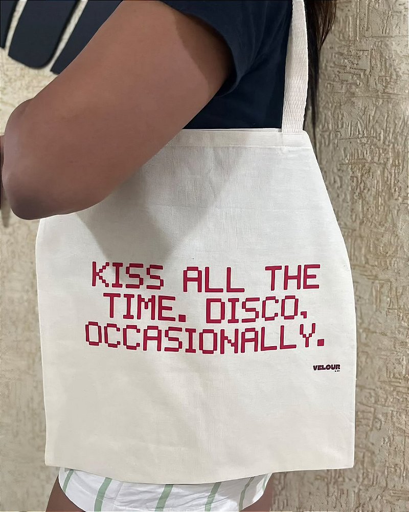 Ecobag Kiss all the time Velour & Co.