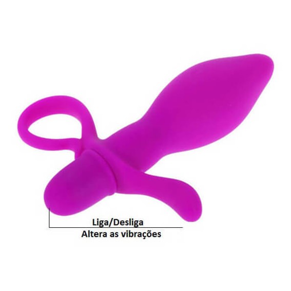 Plug Anal em Soft Touch com Plug Lateral - Pretty Love Taylor