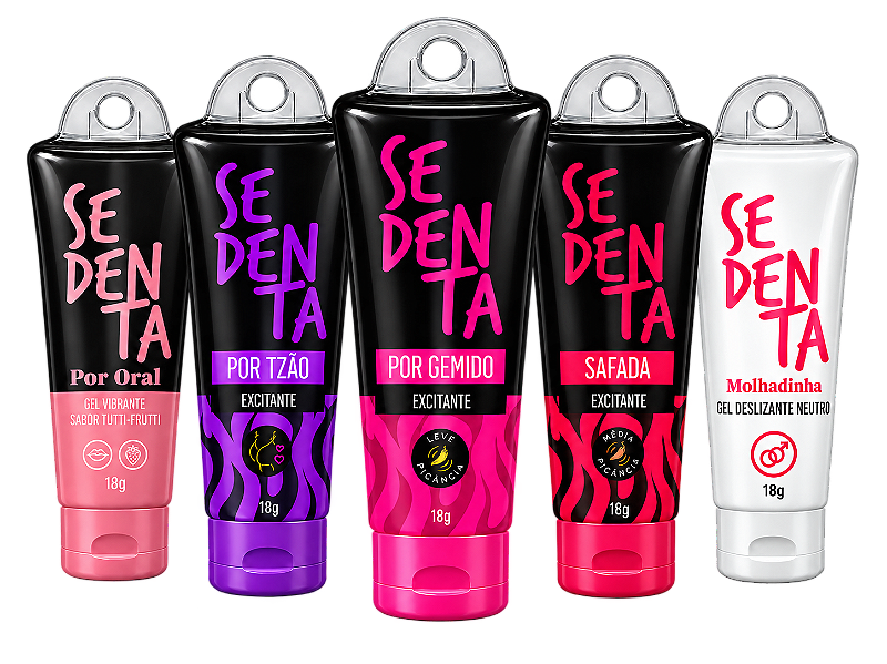 KIT SEDENTA - LUBRIFICANTE - 5 PRODUTOS