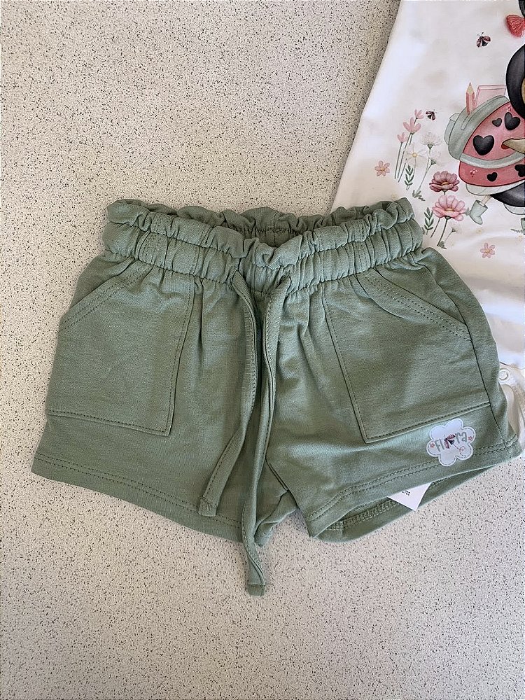 Conjunto Body c/ Shorts Joaninha Infanti