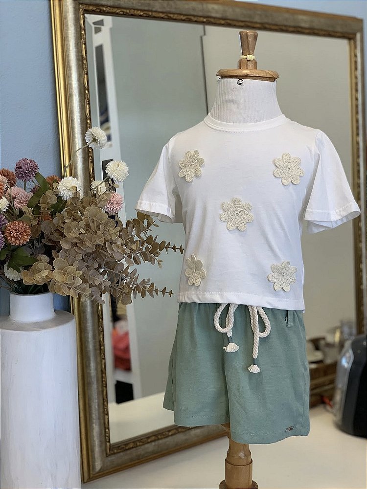 Conjunto Verde Abacate Infanti