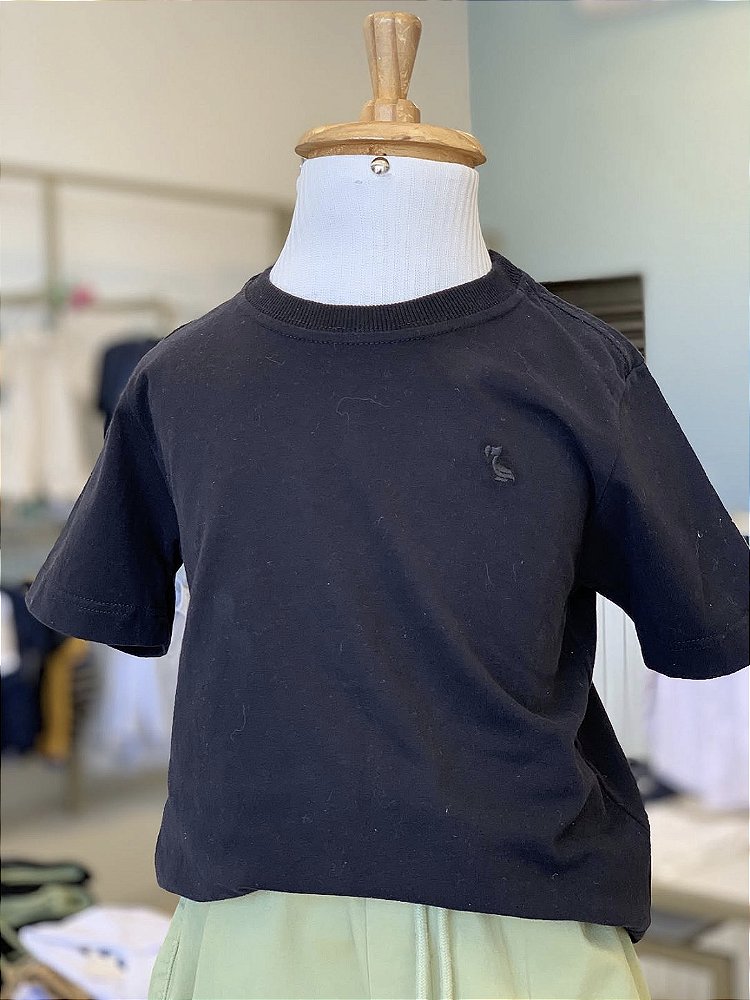 Conjunto Camiseta Preta e Short Sarja Verde Dudes