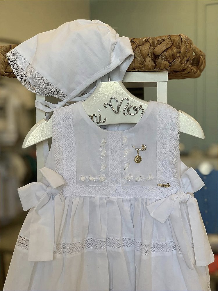 Mini Mandrião c/ Touca Branco Roana