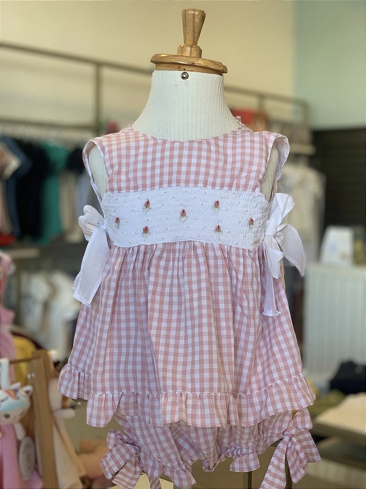 Bata c/ Culote Mini Rosa Claro