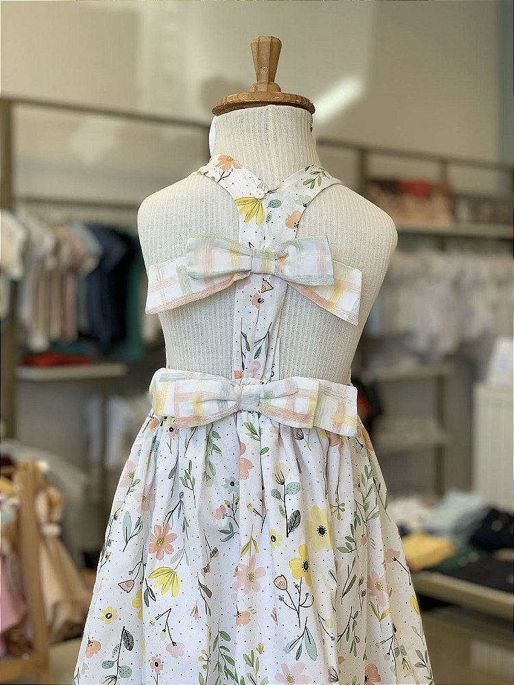 Vestido Encanto Campestre Colorido Roana