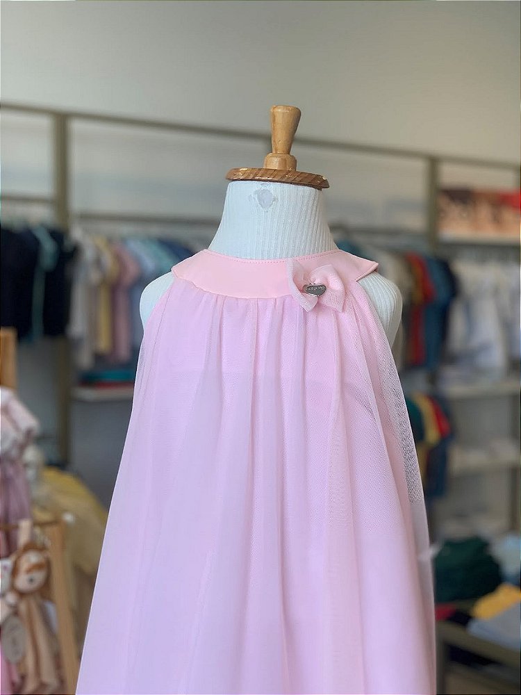 Vestido Alca Rosa Claro Infanti