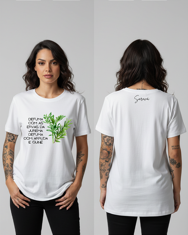 Camiseta Defuma com as Ervas da Jurema