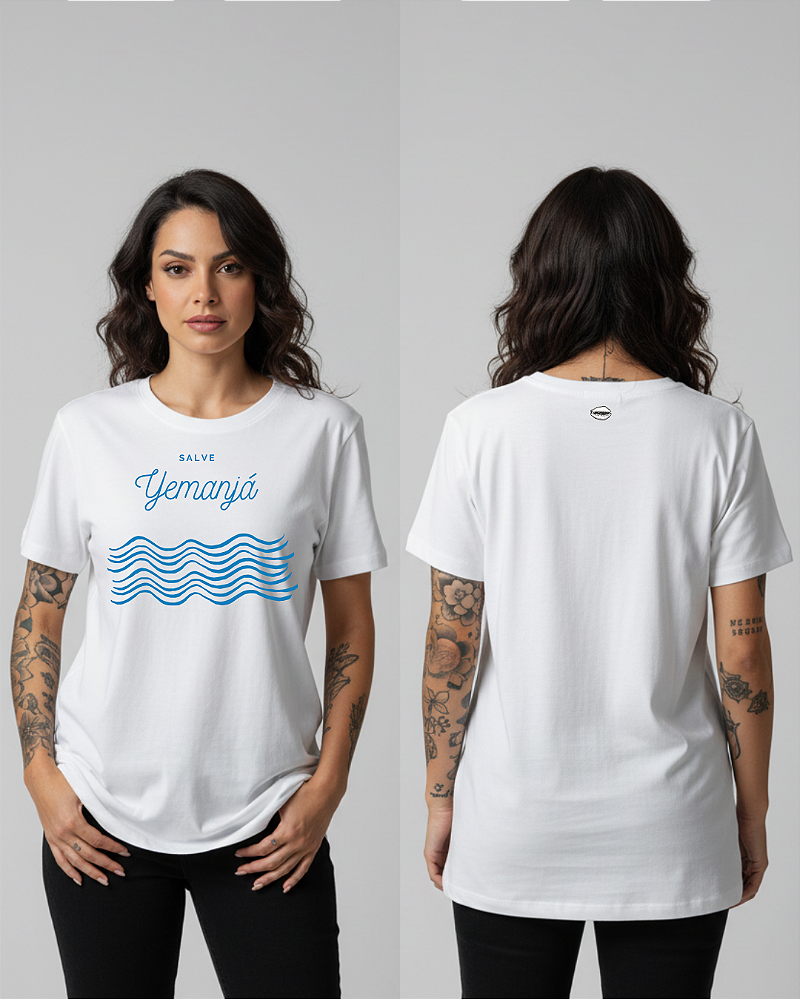 Camiseta Salve Iemanjá