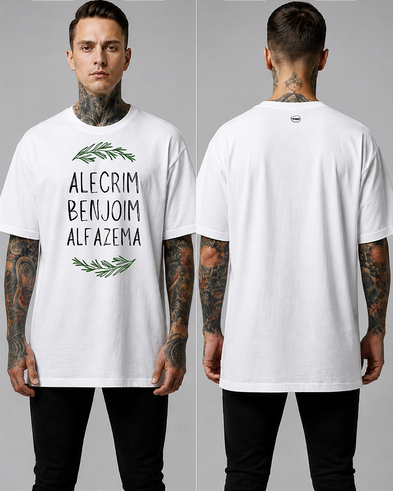 Camiseta Alecrim Benjoim e Alfazema