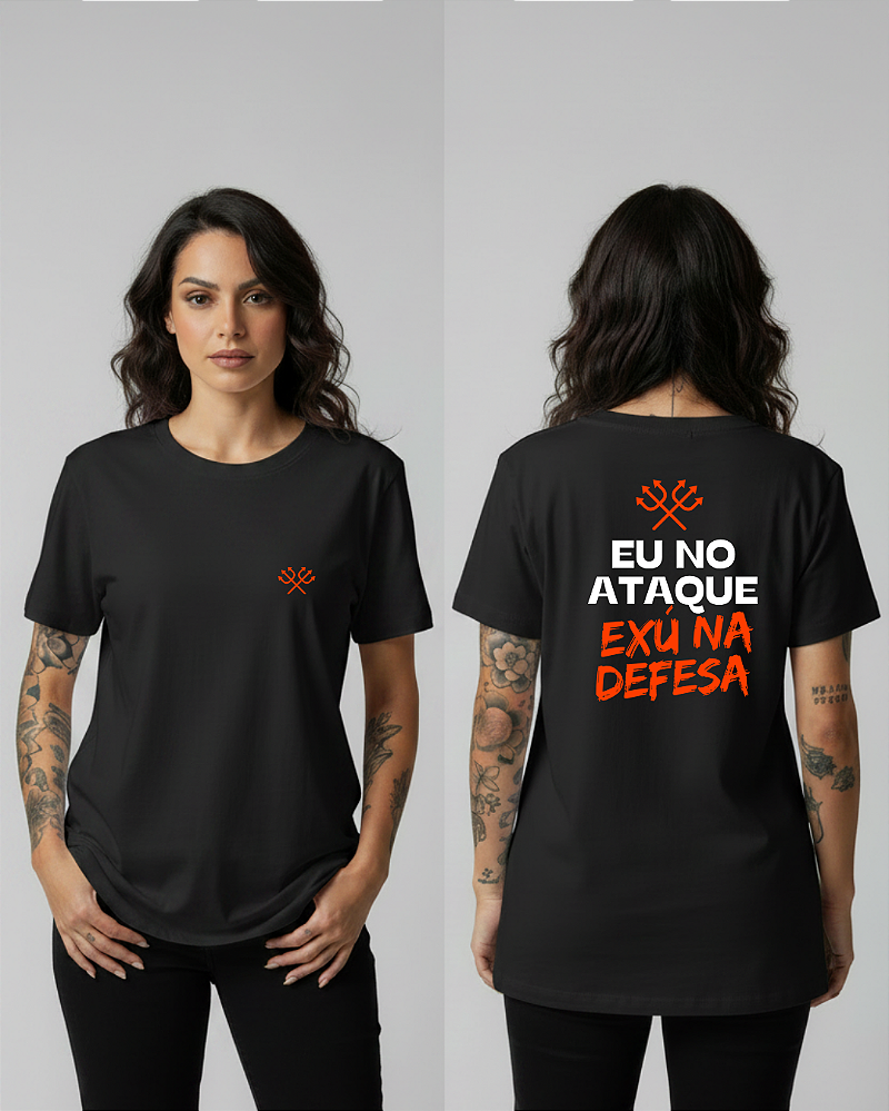 Camiseta Exú no ataque, Eu na defesa