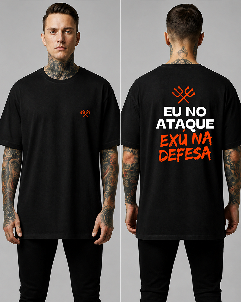 Camiseta Exú no ataque, Eu na defesa