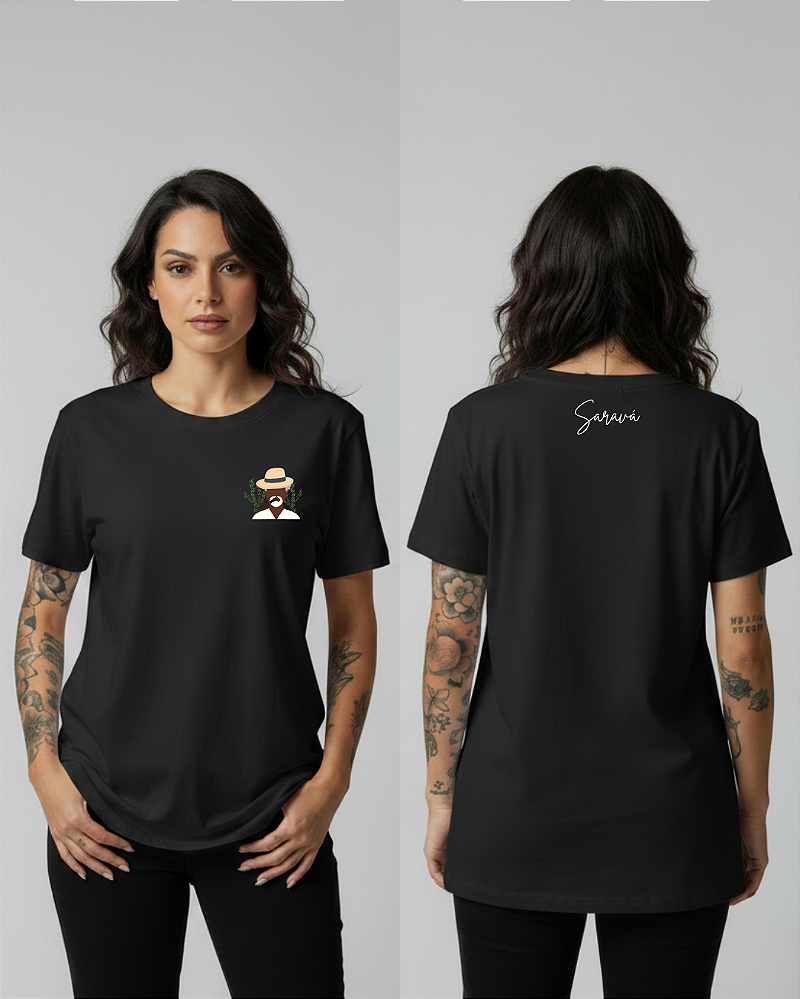 Camiseta Preta Preto velho