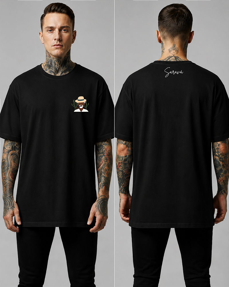 Camiseta Preta Preto velho