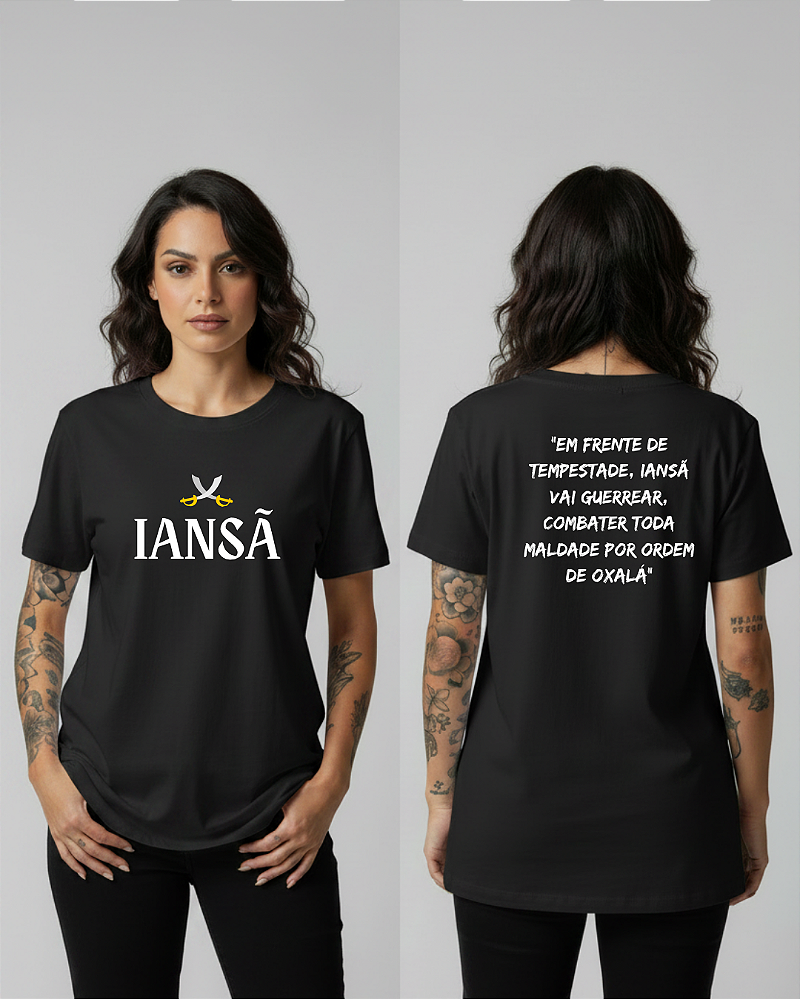 Camiseta Preta Iansã