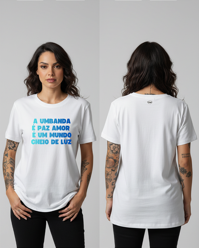 Camiseta A Umbanda é Paz e Amor