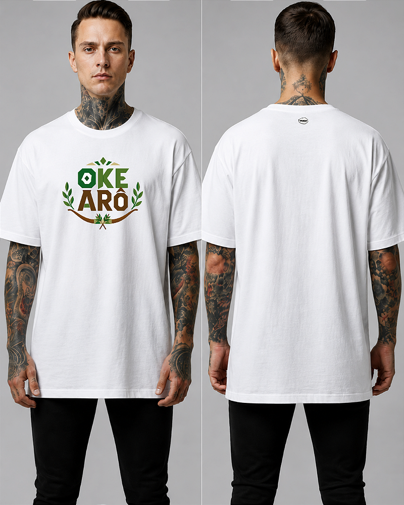 Camiseta Okê arô Oxóssi