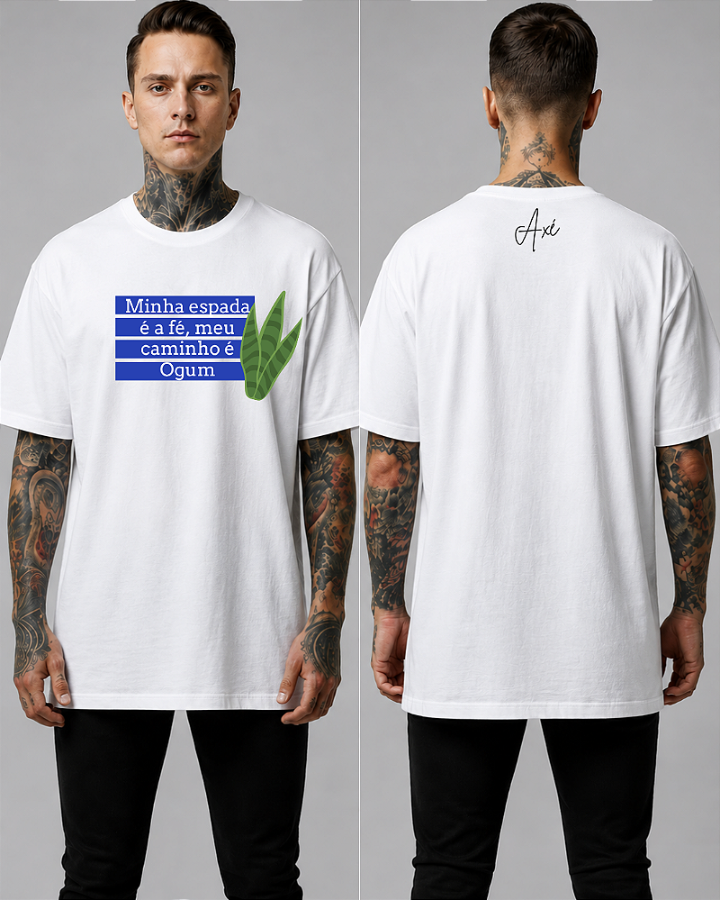 Camiseta Meu Caminho é Ogum
