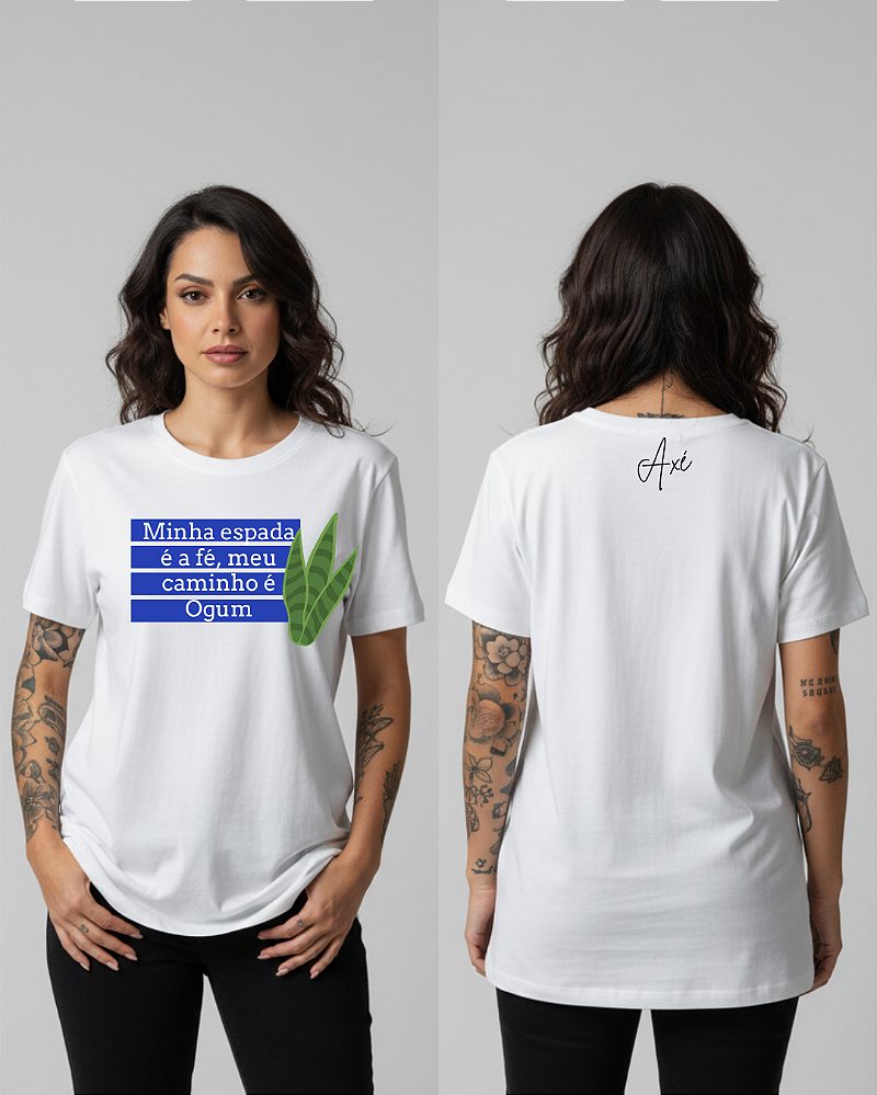 Camiseta Meu Caminho é Ogum