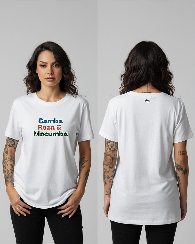 Camiseta Samba Reza e Macumba