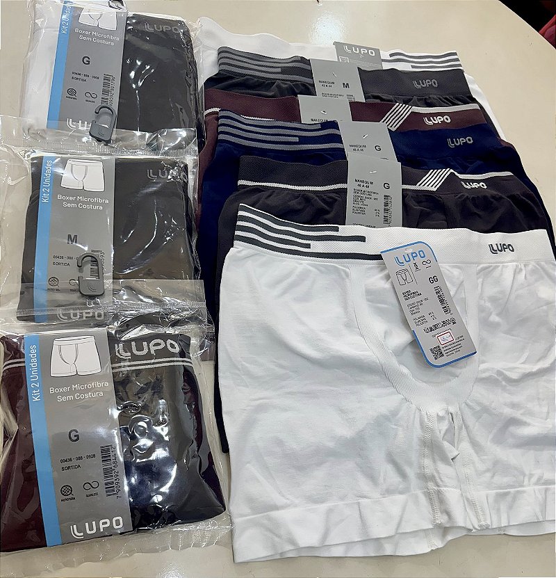 KIT CUECA LUPO 2 PÇS 436-0881