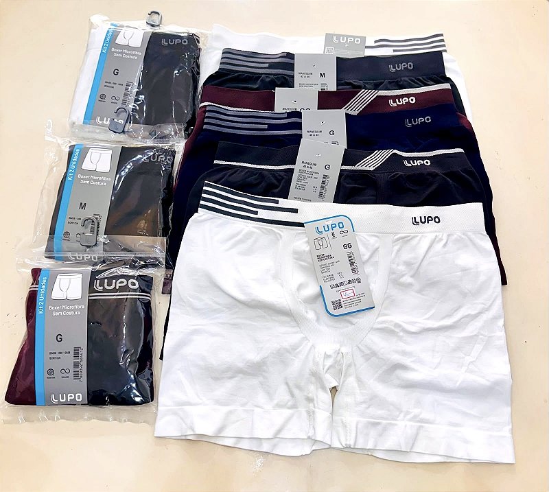 KIT CUECA LUPO 2 PÇS 436-0881