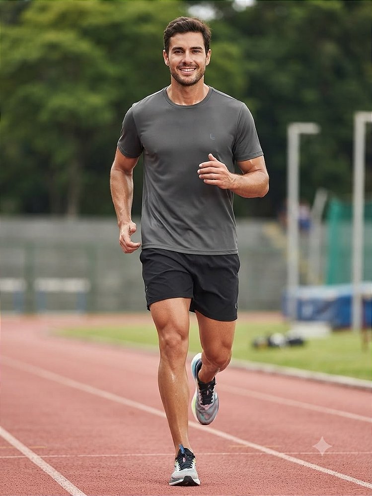 T-SHIRT LSPORT AM BASIC CORE FIT LUPO 77285-0021